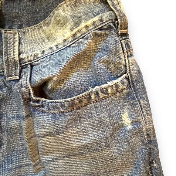 Vintage Guess Premium Blue Jeans Embroidered Mens 33 Limited Edition Made in USA - Picture 4 of 15